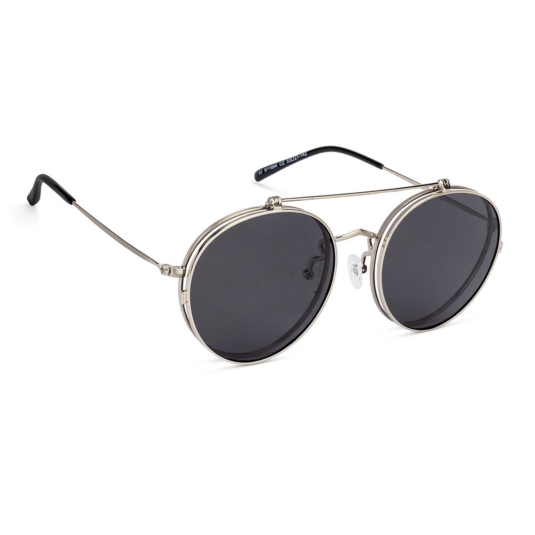 John Jacobs Silver Full Rim Round right side