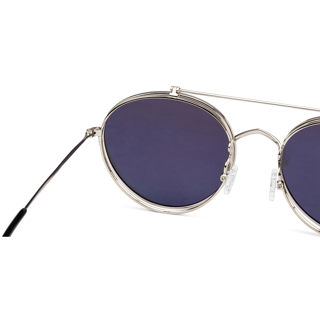 John Jacobs Silver Full Rim Round right side