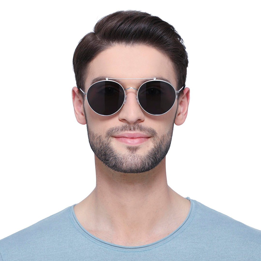 John Jacobs Silver Full Rim Round left side