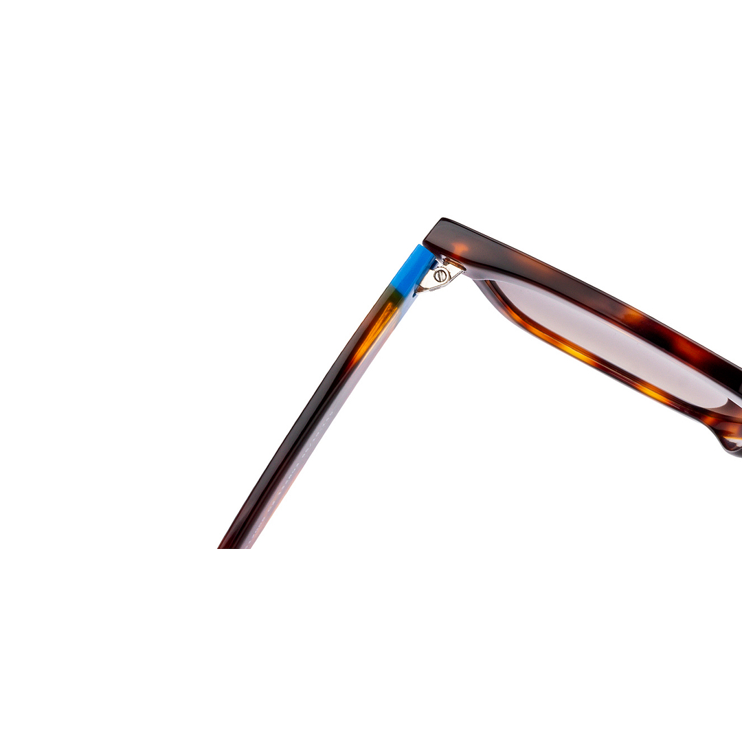 John Jacobs Light Brown Full Rim Square left side