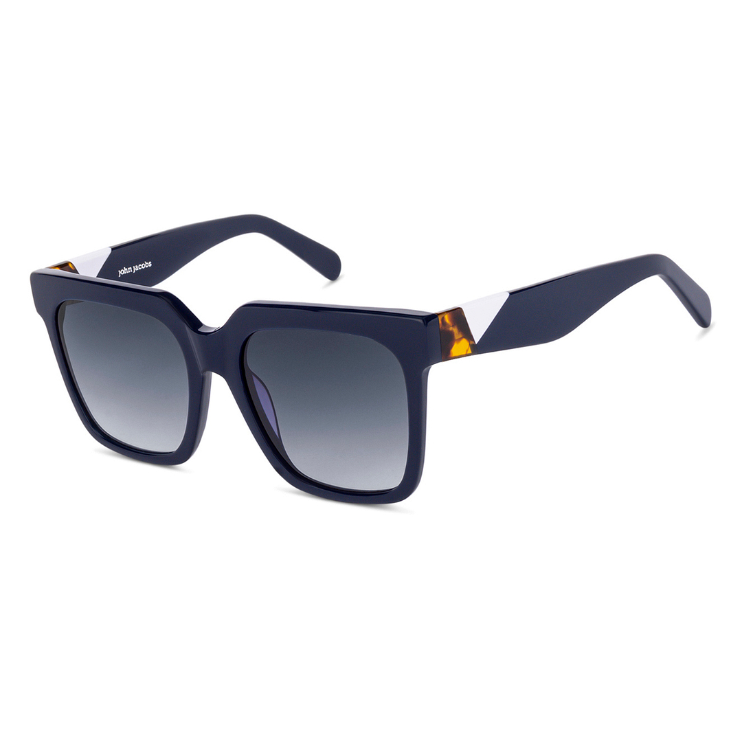 John Jacobs Sky Blue Full Rim Square right side
