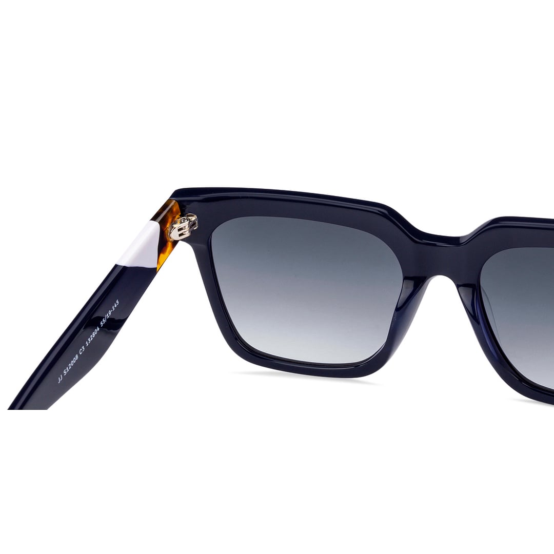 John Jacobs Sky Blue Full Rim Square left side