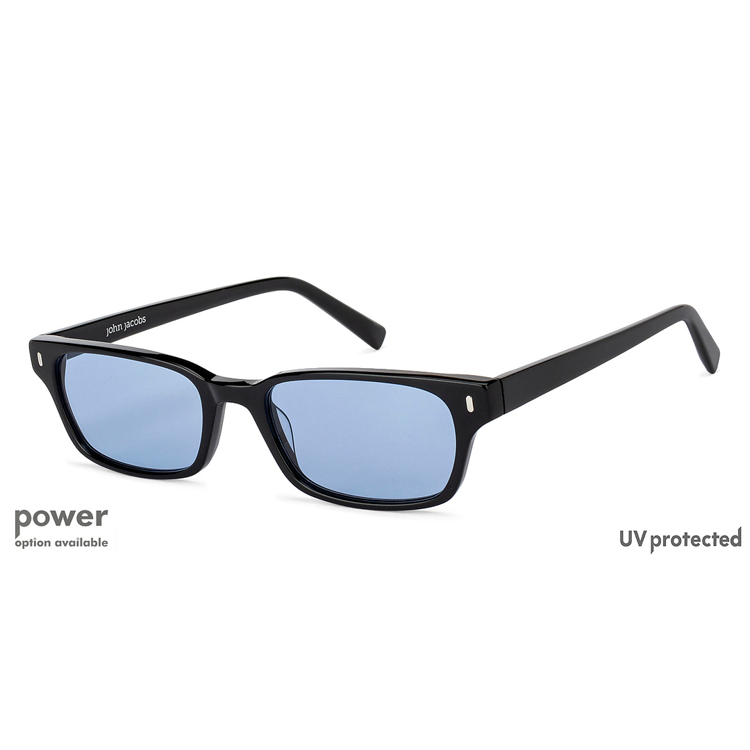 Buy Black Blue Full Rim Rectangle John JacobsJJ Tints JJ S12042-C1