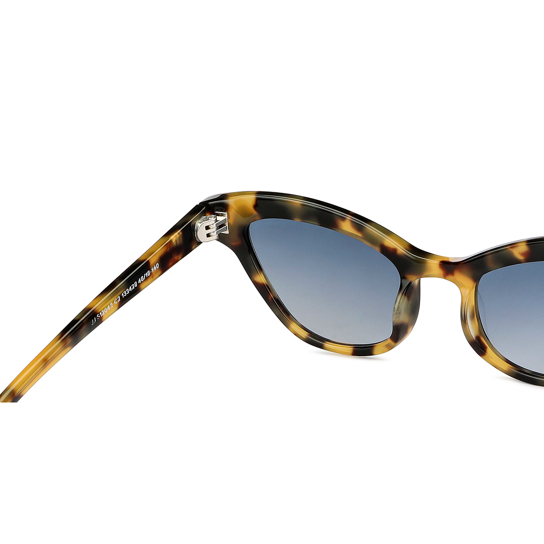 John Jacobs Online Light Brown Full Rim Cat Eye right side