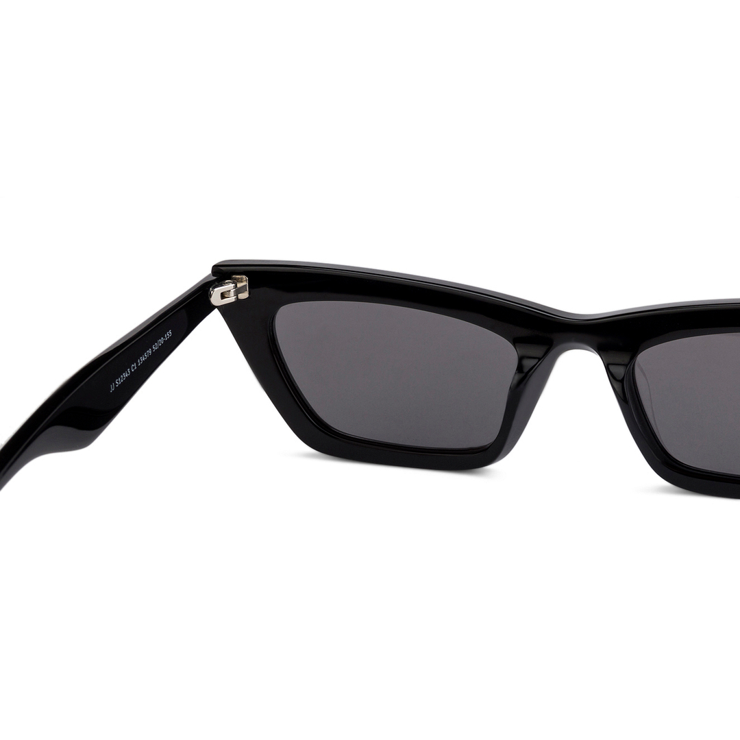 John Jacobs Online Black Full Rim Cat Eye left side