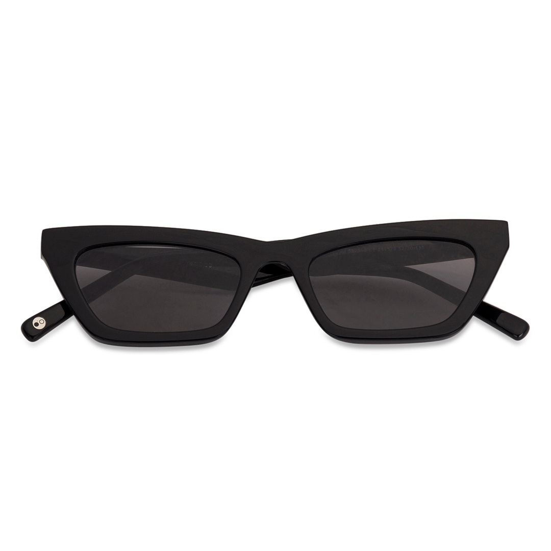 John Jacobs Online Black Full Rim Cat Eye right side