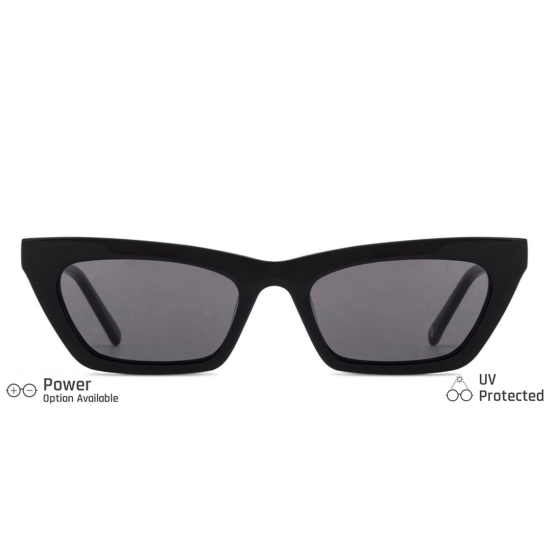 John Jacobs Online Black Full Rim Cat Eye left side