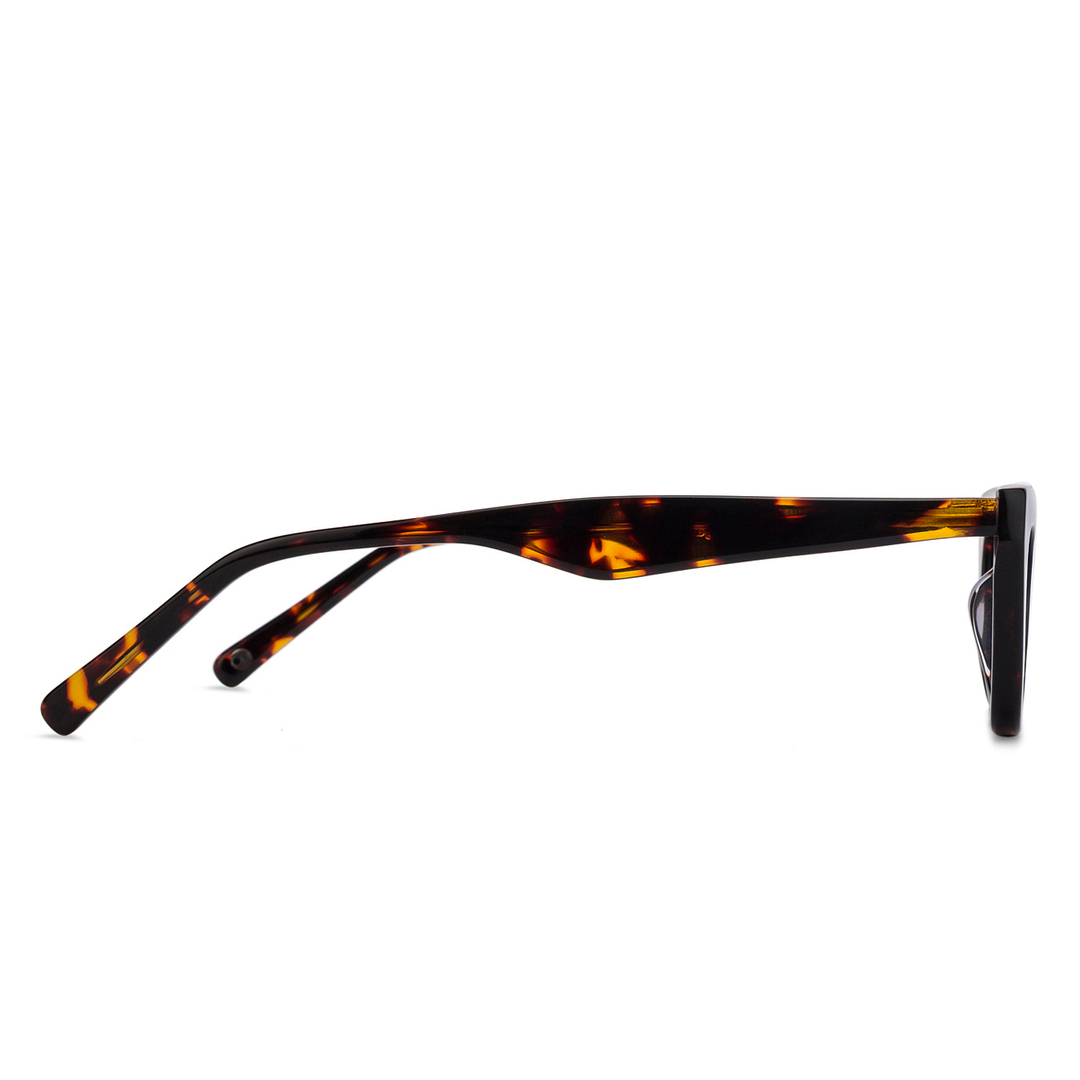 John Jacobs Online Light Brown Full Rim Cat Eye right side