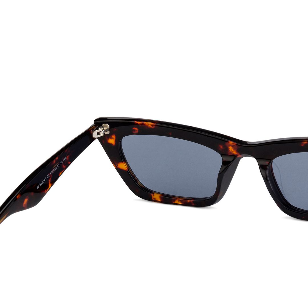 John Jacobs Online Light Brown Full Rim Cat Eye left side