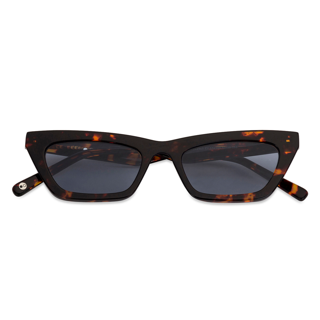 John Jacobs Online Light Brown Full Rim Cat Eye right side