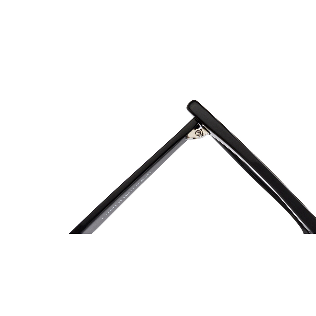 John Jacobs Black Full Rim Cat Eye right side