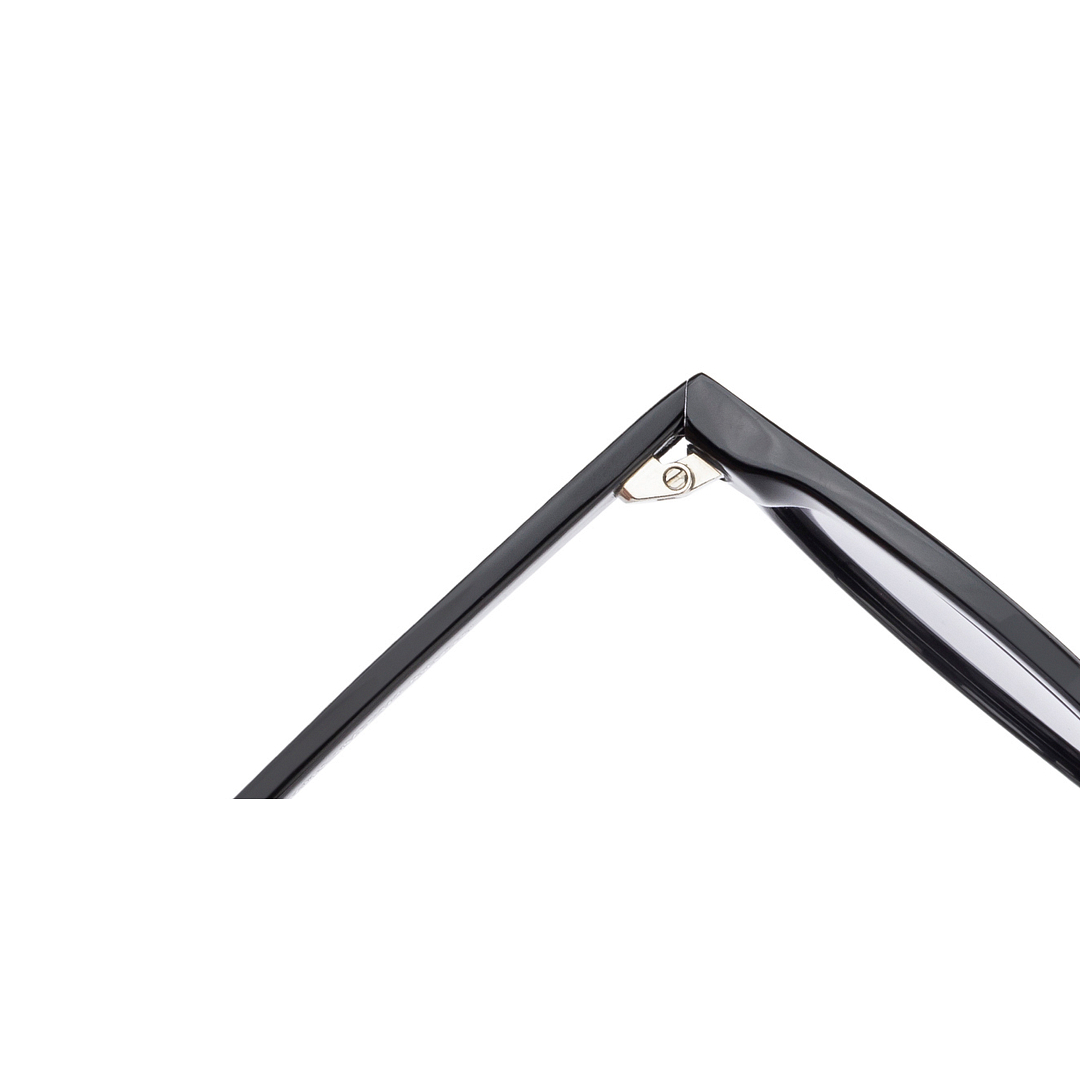 John Jacobs Black Full Rim Round right side