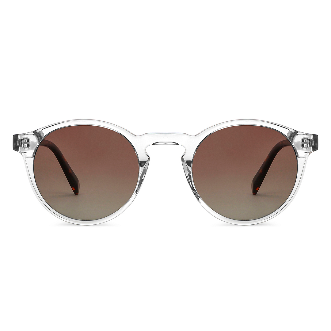 John Jacobs Online Crystal Transparent Full Rim Round left side