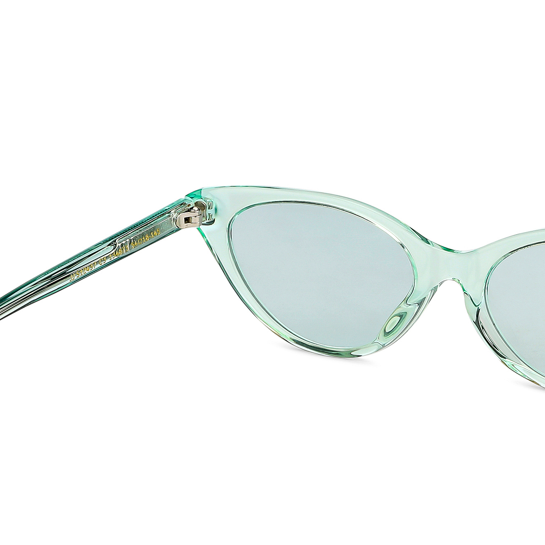 John Jacobs Online Crystal Transparent Full Rim Cat Eye right side