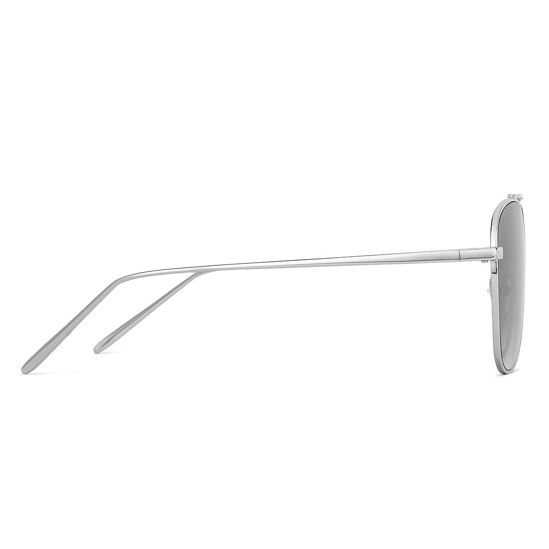 John Jacobs Silver Full Rim Hexagonal left side