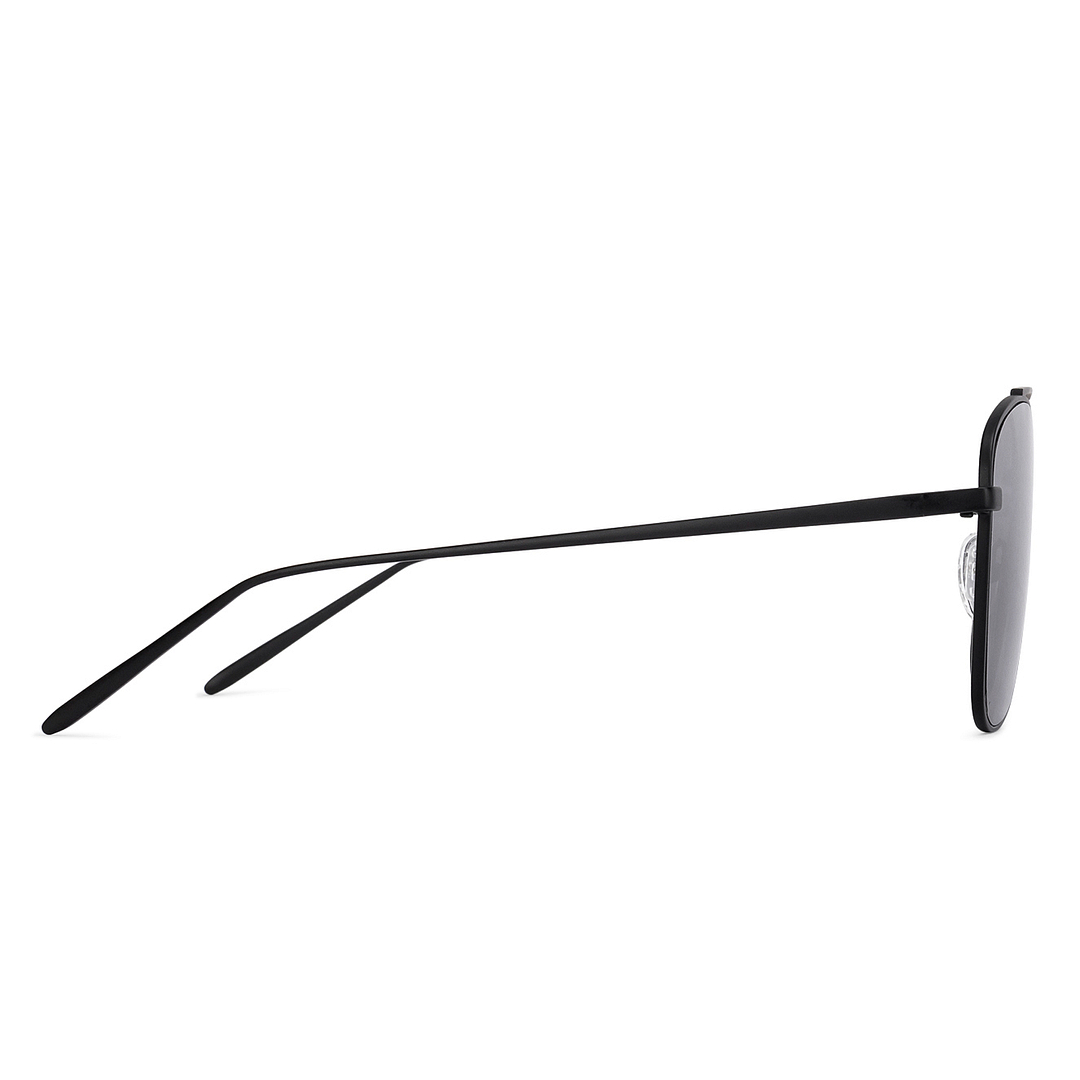 John Jacobs Black Full Rim Hexagonal left side