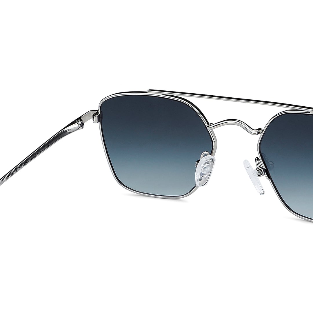 John Jacobs Silver Full Rim Hexagonal right side