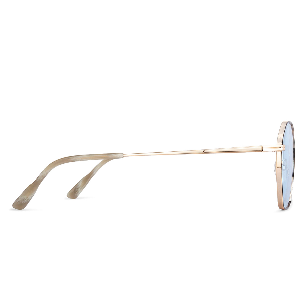 John Jacobs Online Rose Gold Full Rim Hexagonal left side