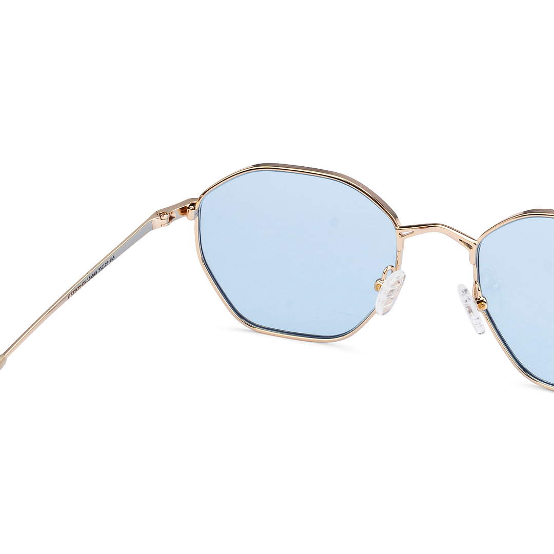 John Jacobs Online Rose Gold Full Rim Hexagonal right side