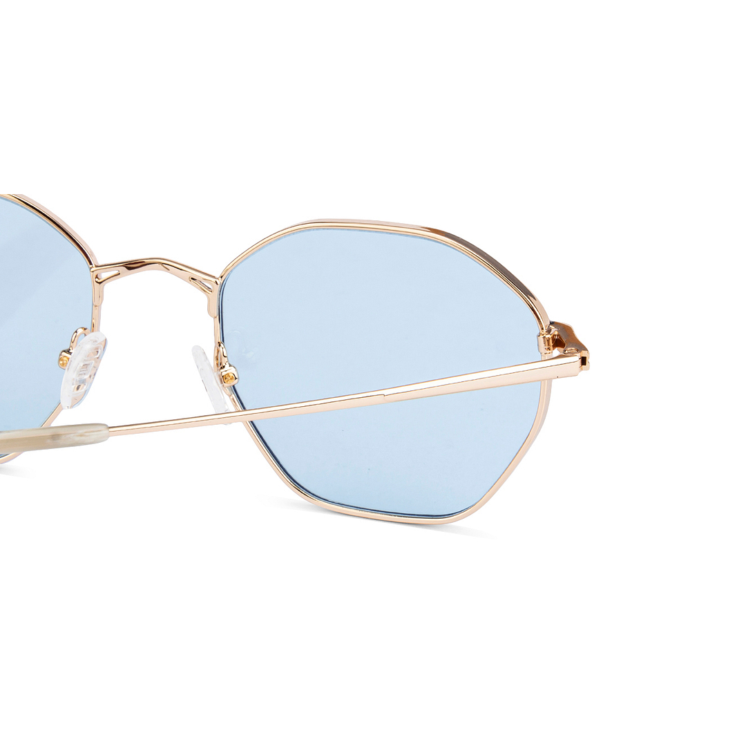 John Jacobs Online Rose Gold Full Rim Hexagonal left side