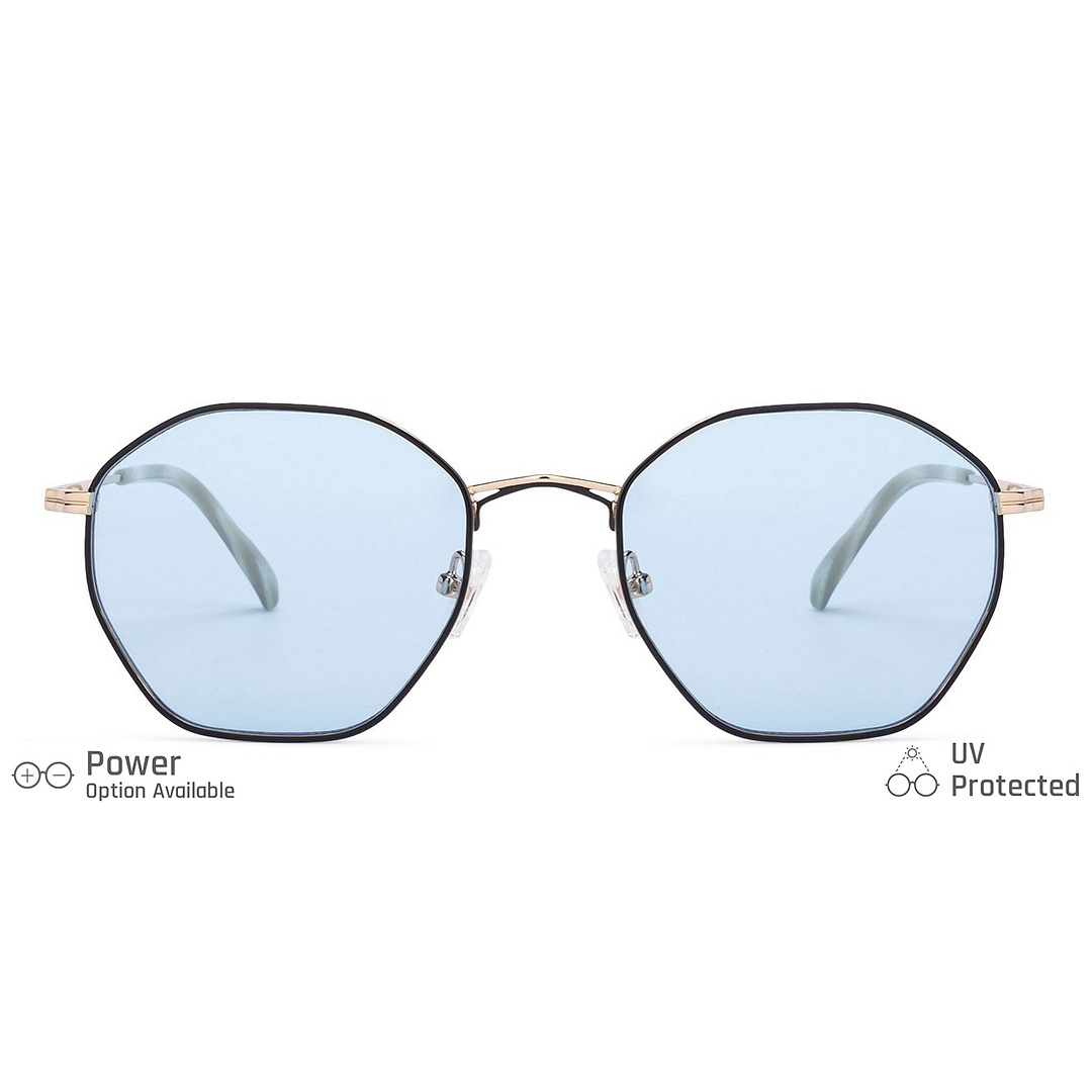 John Jacobs Online Rose Gold Full Rim Hexagonal right side