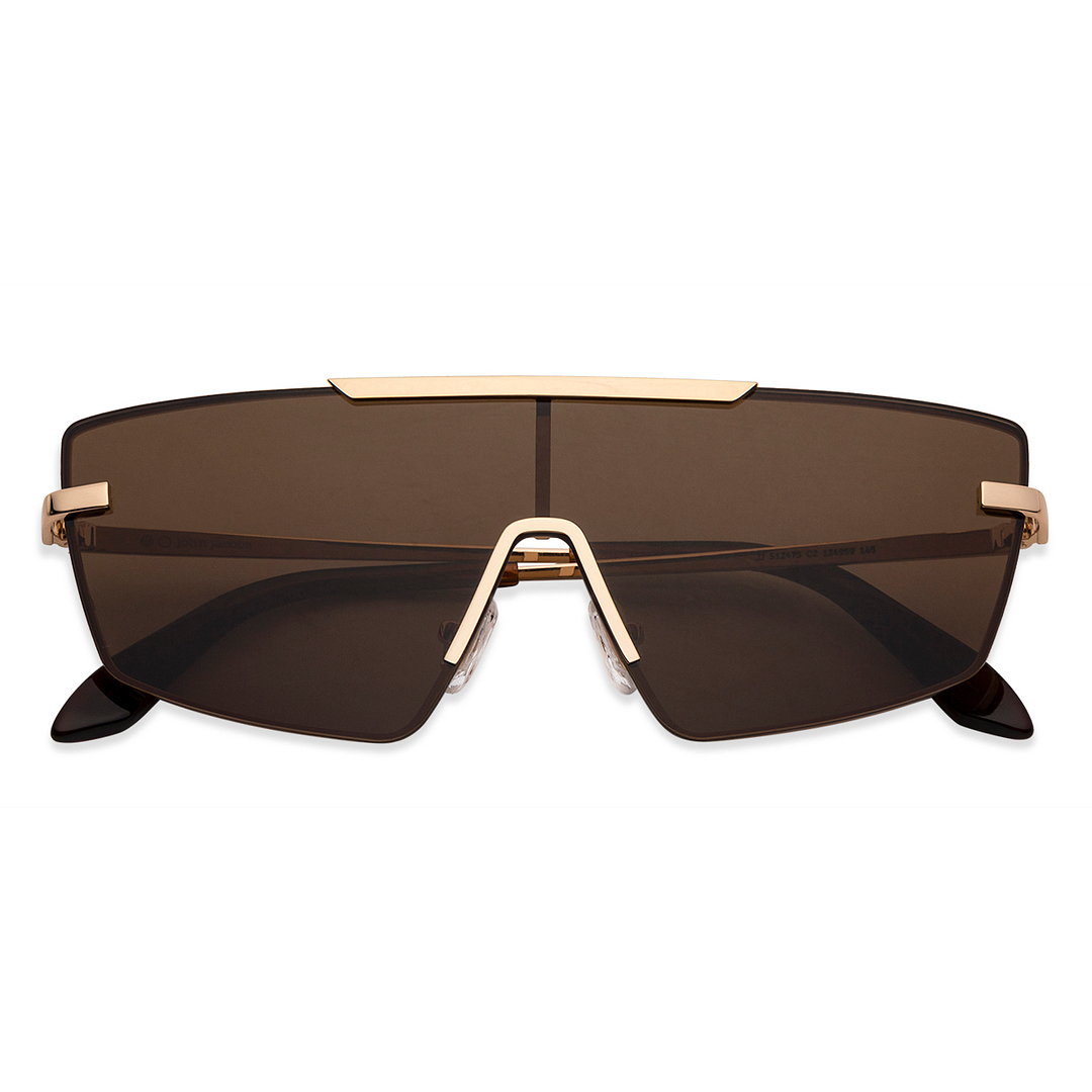 John Jacobs Online Gold Full Rim Mask right side