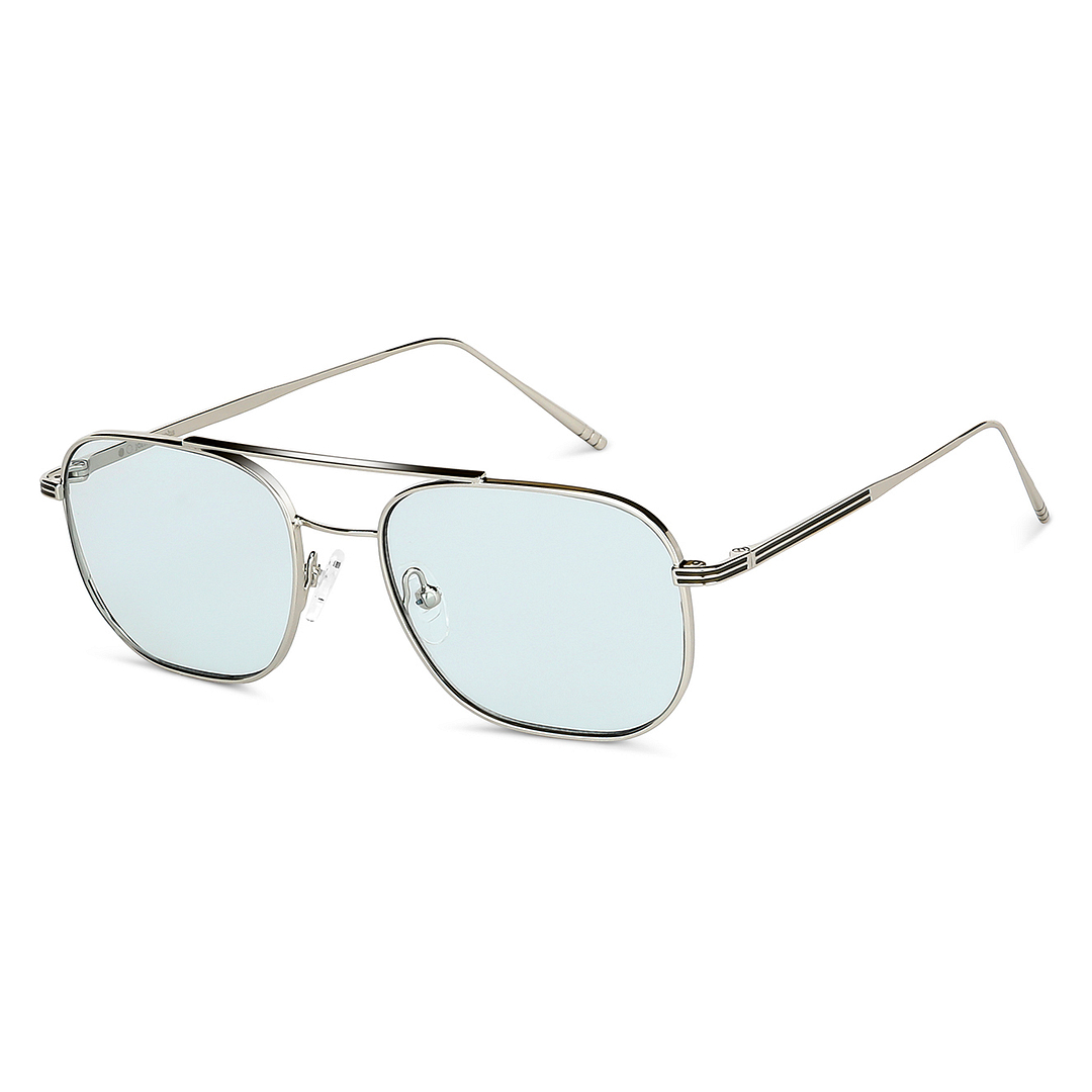 John Jacobs Silver Full Rim Aviator right side