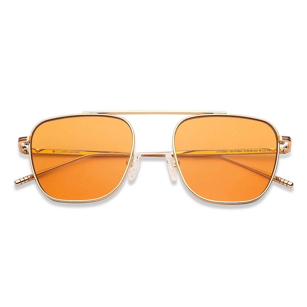 John Jacobs Online Gold Full Rim Square left side