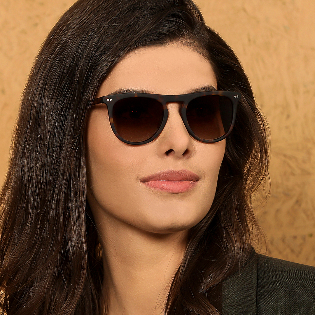 John Jacobs Online Black Full Rim Round right side