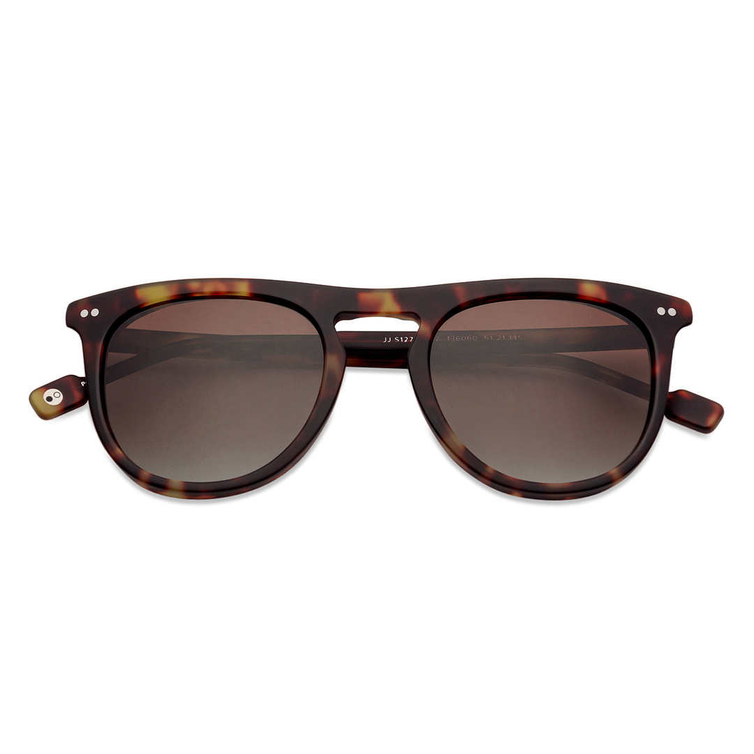 John Jacobs Online Black Full Rim Round left side