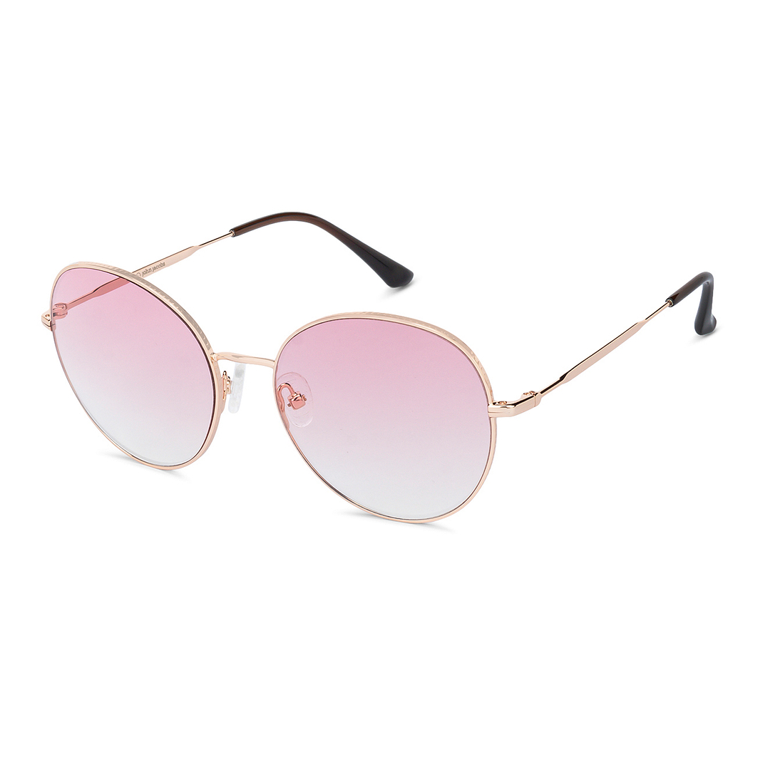 John Jacobs Online Gold Full Rim Cat Eye left side