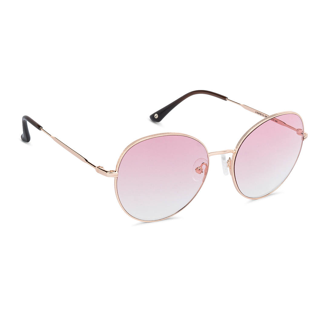 John Jacobs Online Gold Full Rim Cat Eye left side