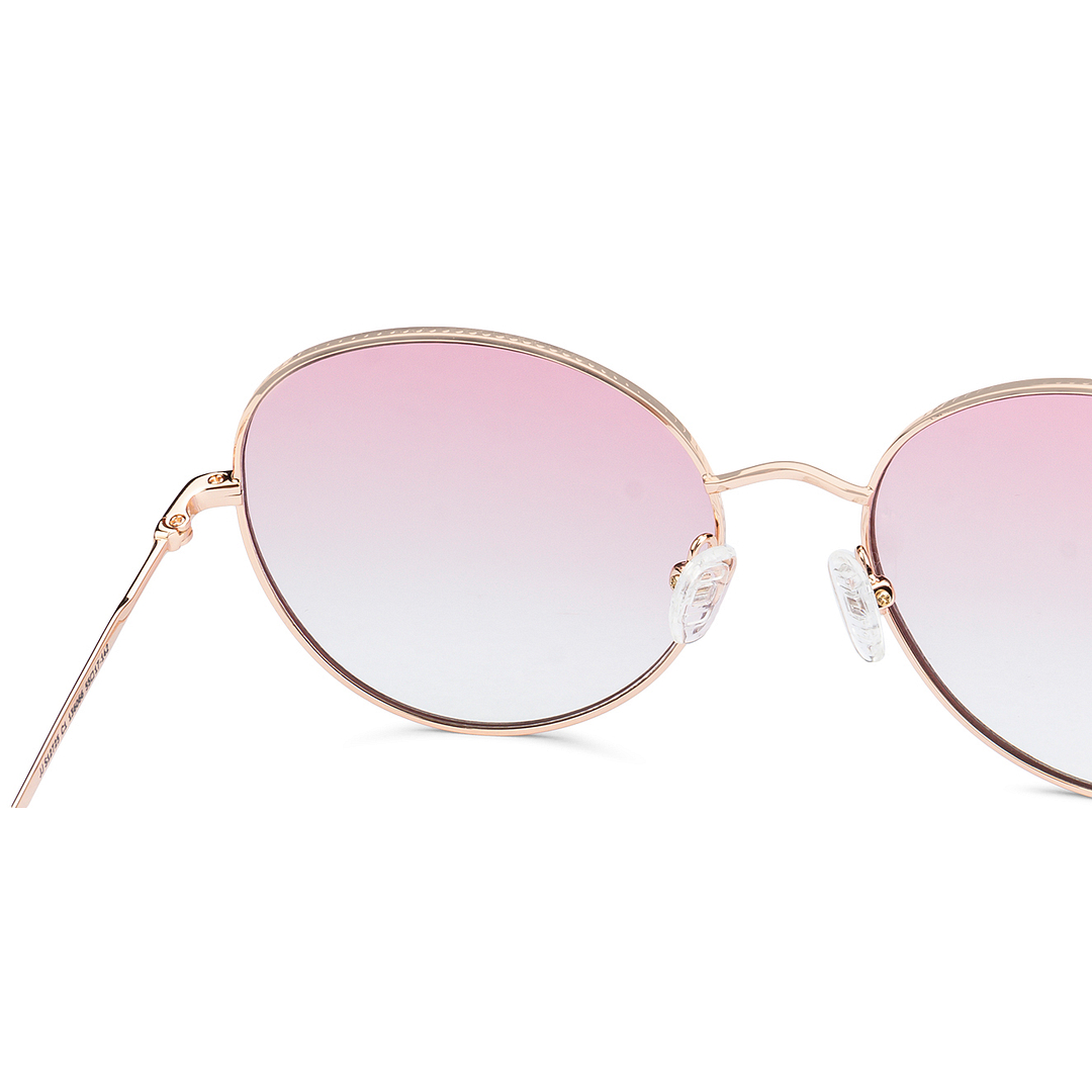 John Jacobs Online Gold Full Rim Cat Eye left side