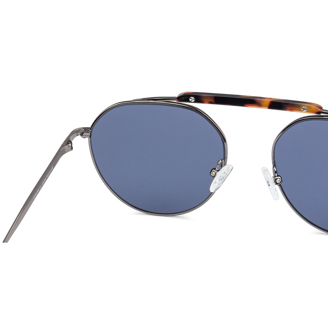 John Jacobs Grey Full Rim Round left side