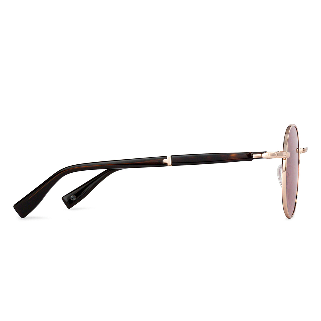John Jacobs Gold Full Rim Round right side