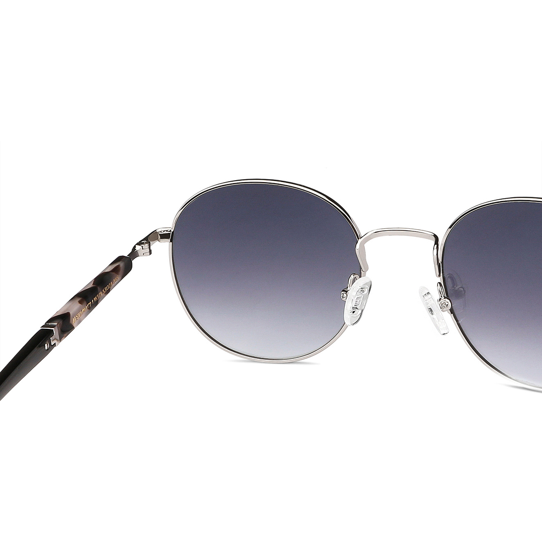 John Jacobs Silver Full Rim Round right side