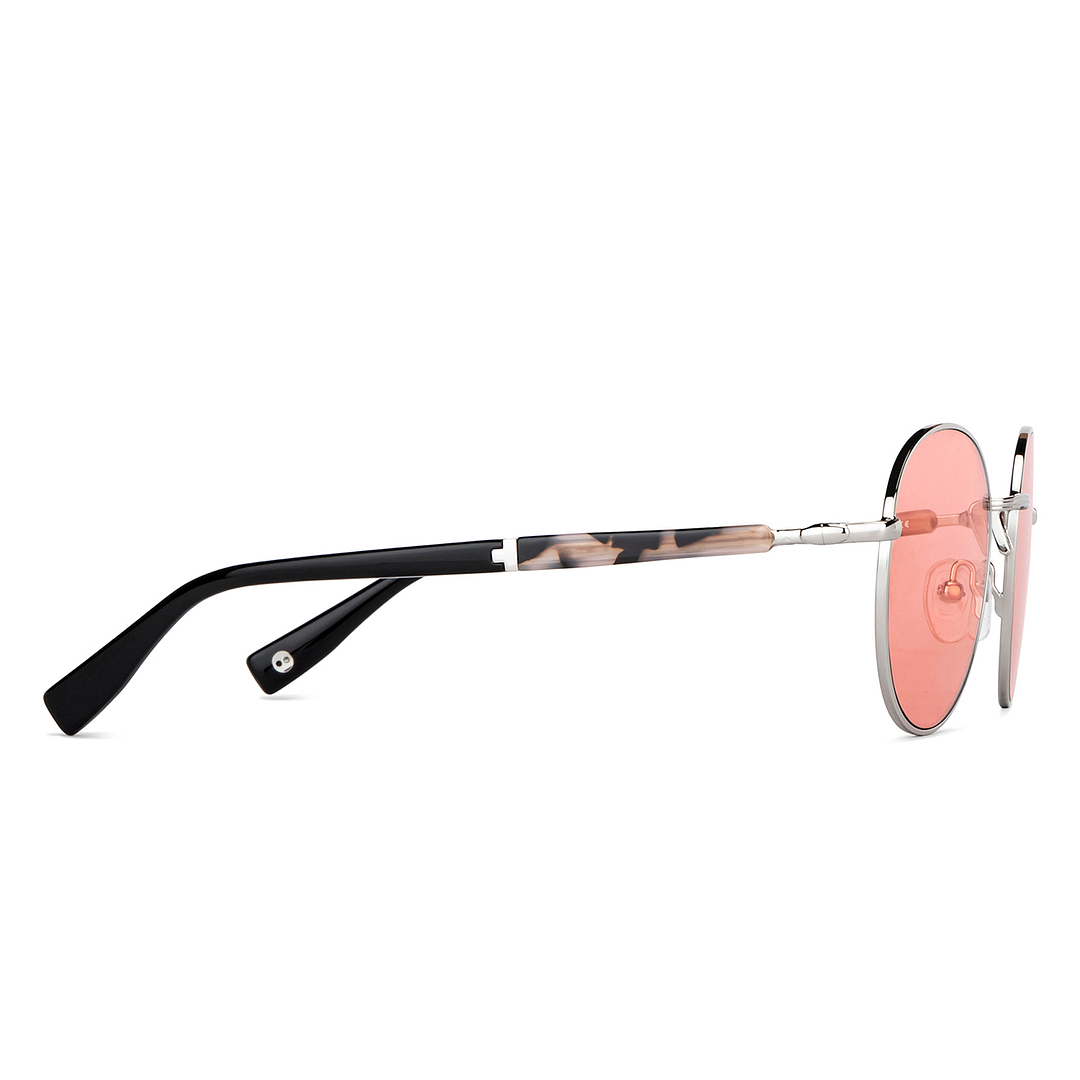 John Jacobs Silver Full Rim Round left side