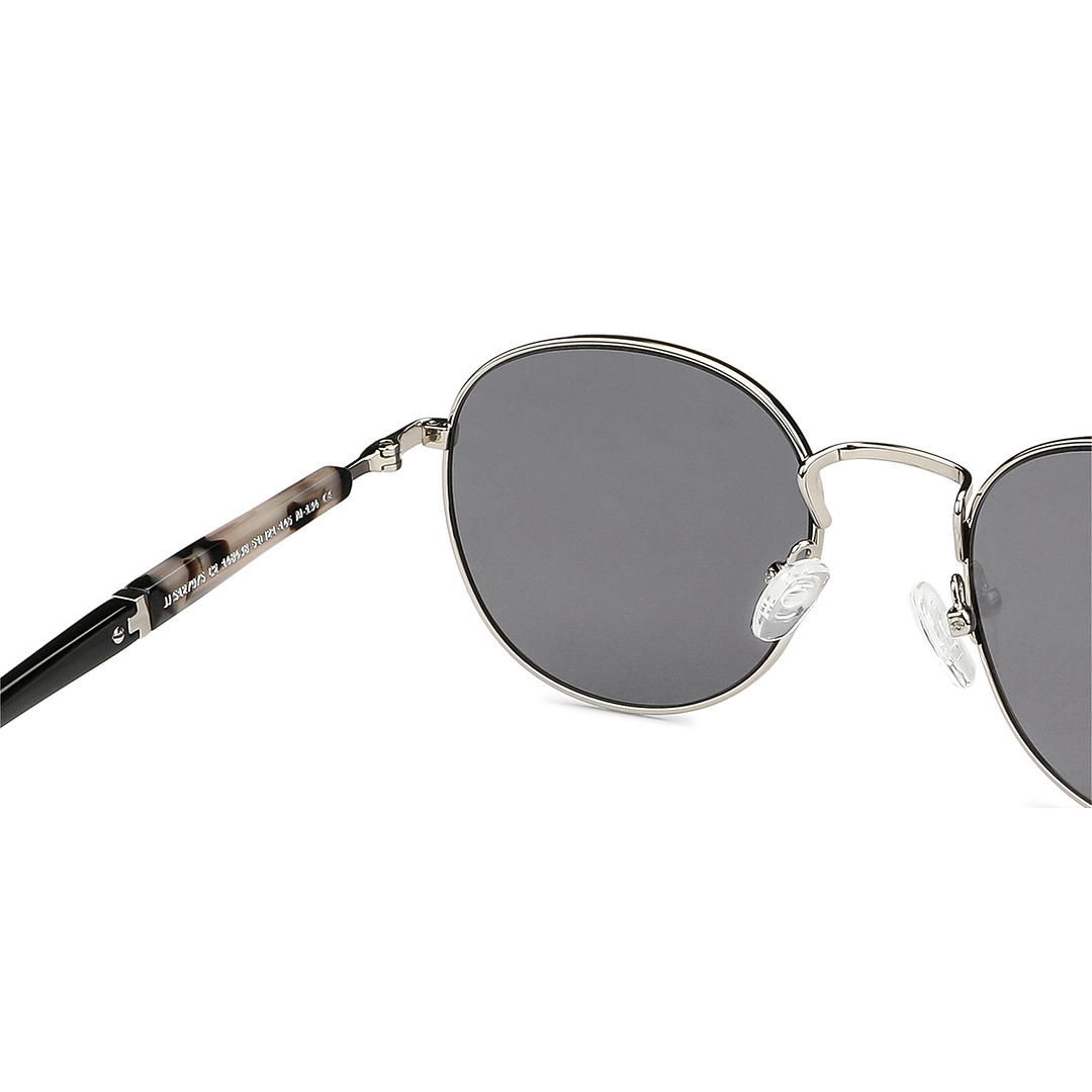 John Jacobs Silver Full Rim Round right side