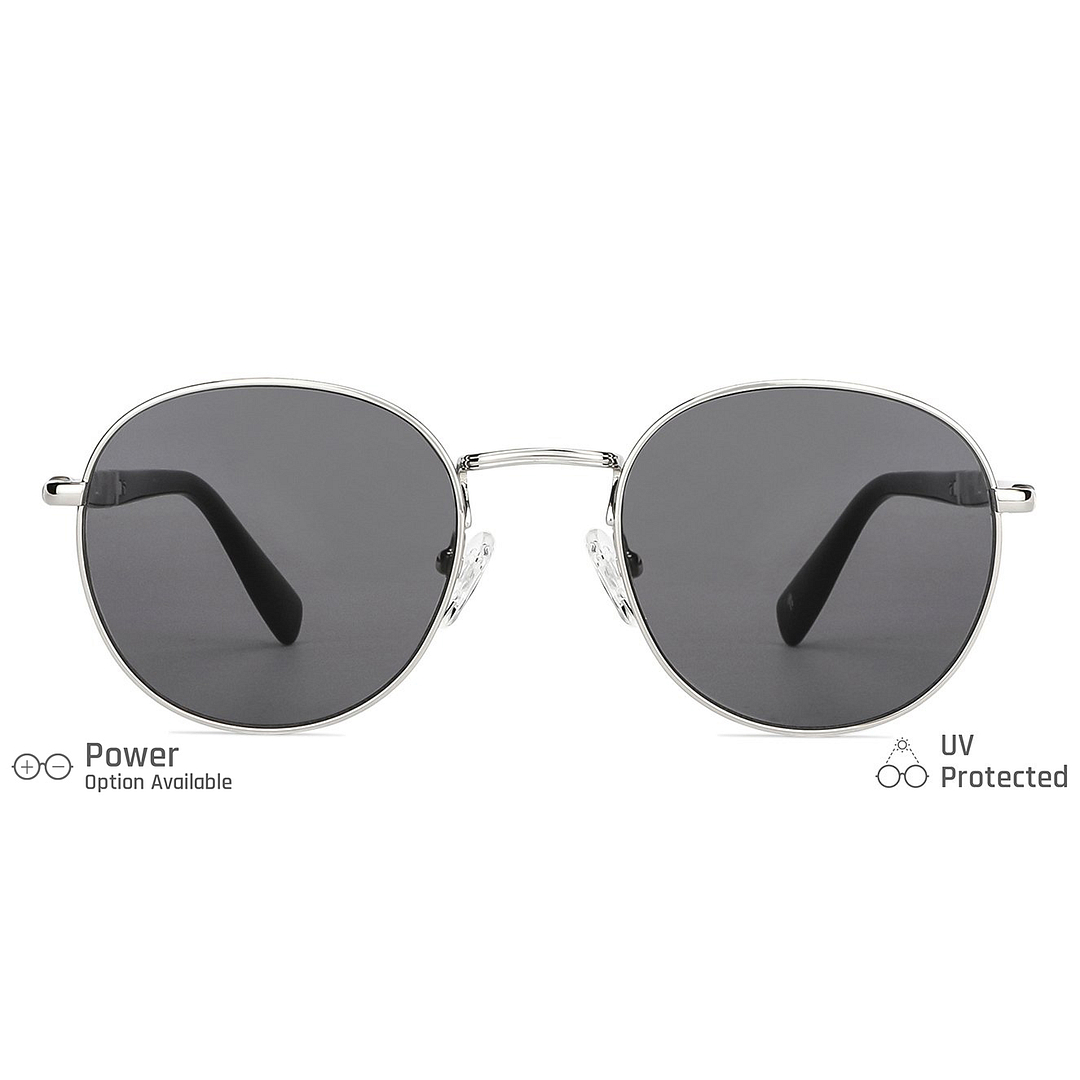 John Jacobs Silver Full Rim Round left side