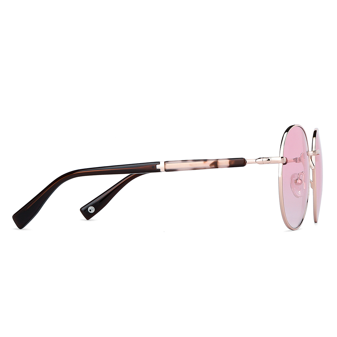 John Jacobs Online Rose Gold Full Rim Round left side
