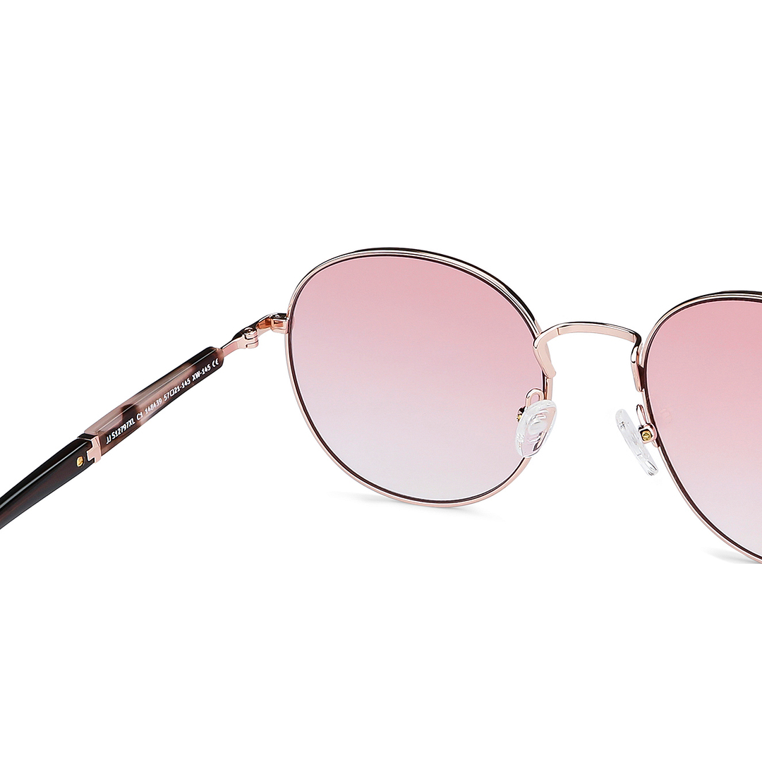 John Jacobs Online Rose Gold Full Rim Round right side