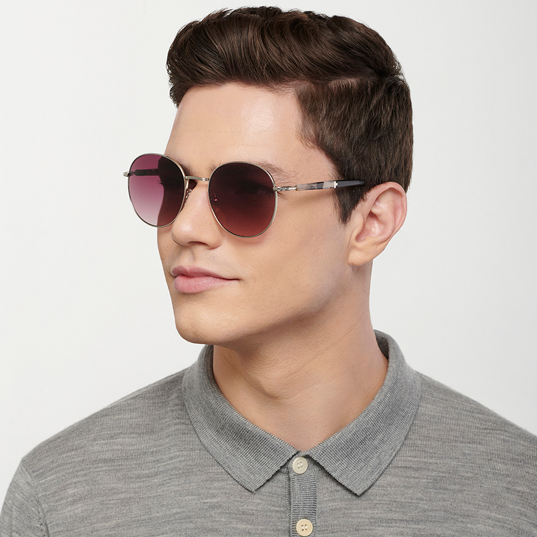 John Jacobs Online Silver Full Rim Round right side