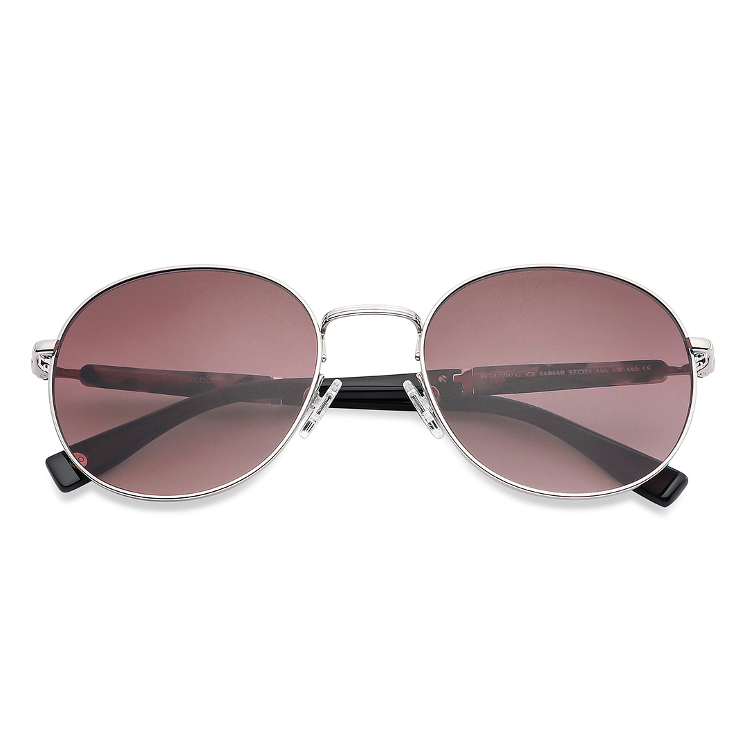 John Jacobs Online Silver Full Rim Round left side