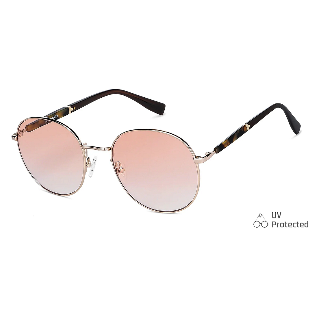 John Jacobs Online Gold Full Rim Round right side