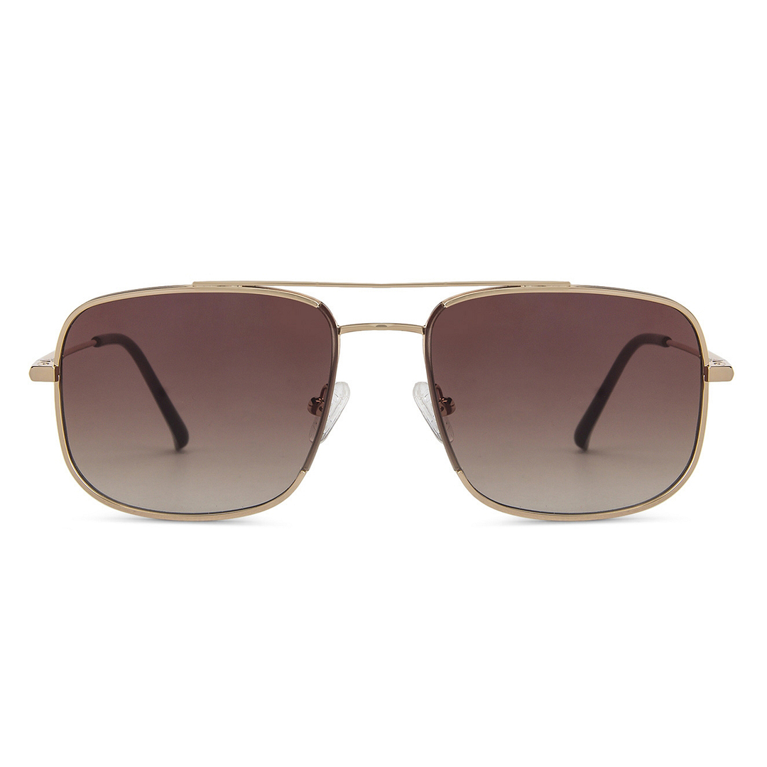 John Jacobs Gold Full Rim Square right side