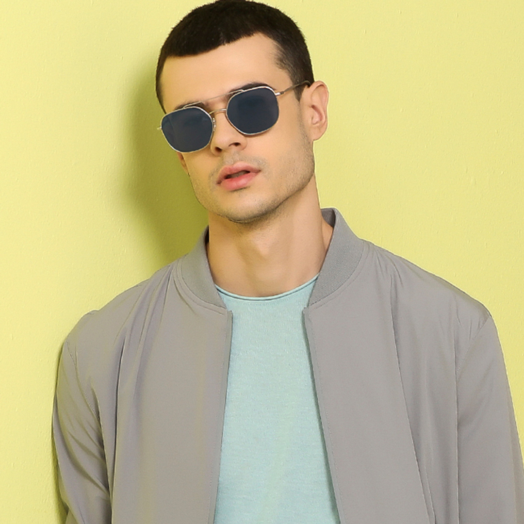 John Jacobs Gunmetal Full Rim Aviator right side