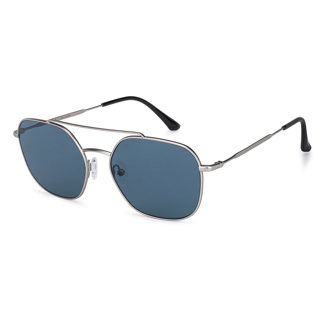 John Jacobs Gunmetal Full Rim Aviator left side