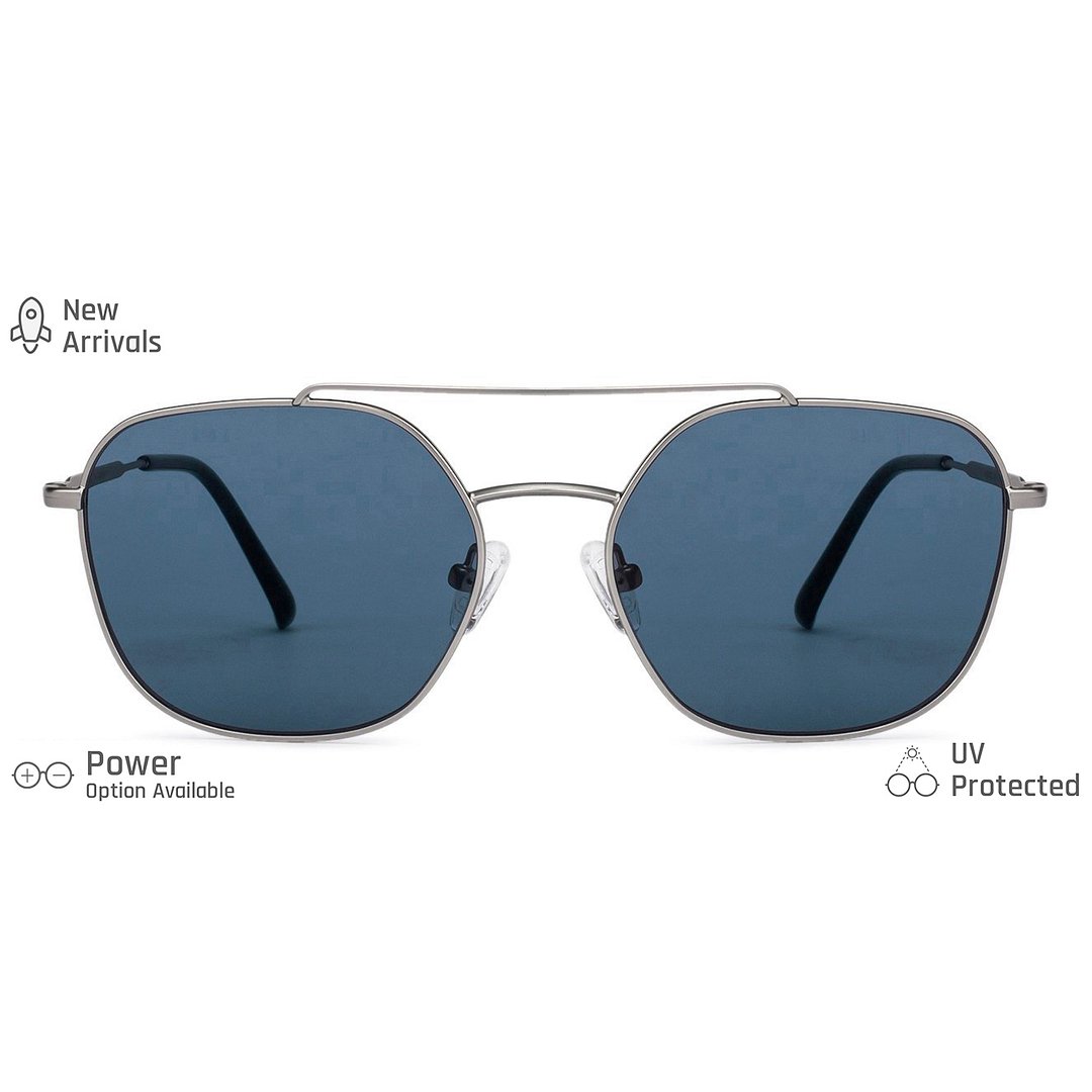 John Jacobs Gunmetal Full Rim Aviator right side