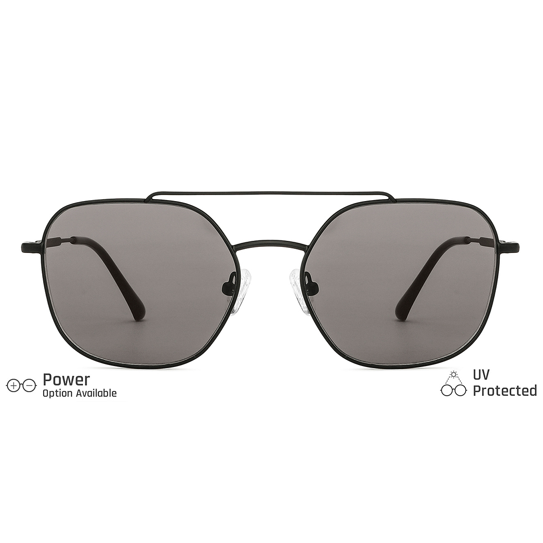 John Jacobs Black Full Rim Square right side