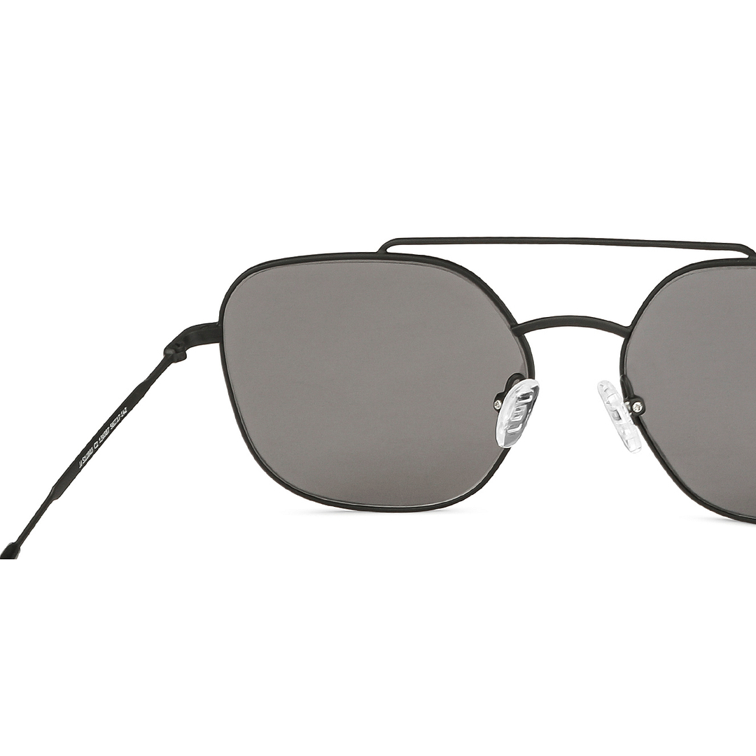 John Jacobs Black Full Rim Square right side